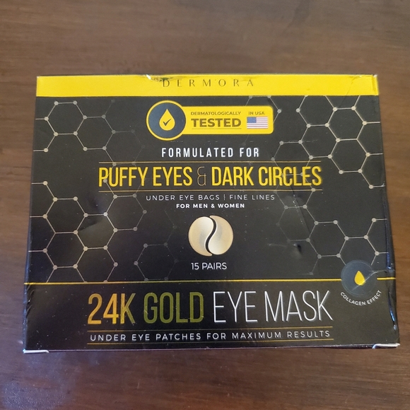 Dermora 24K Gold Eye Mask - Picture 1 of 2